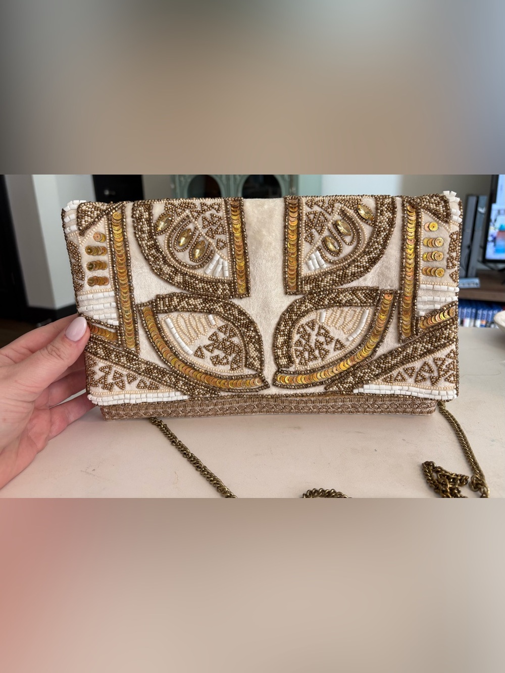 Lulus Ivory purse